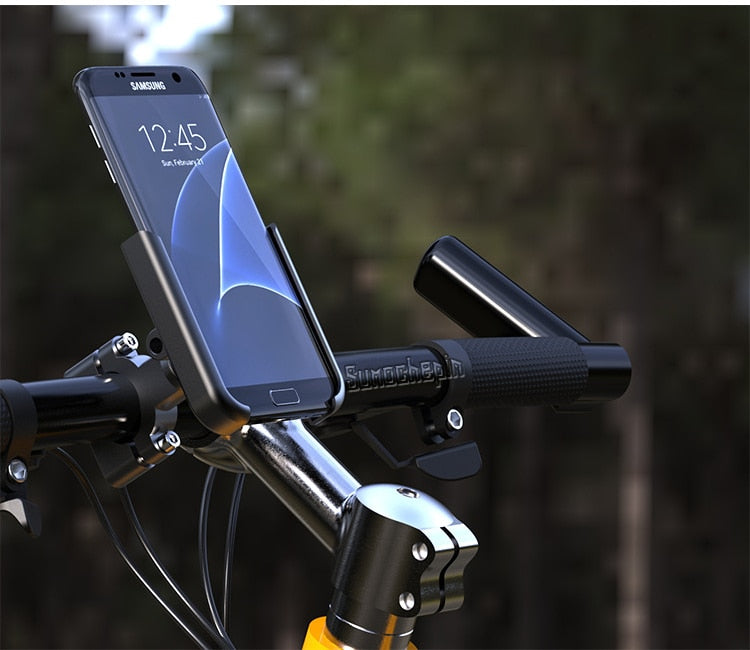 Support telephone cadre velo