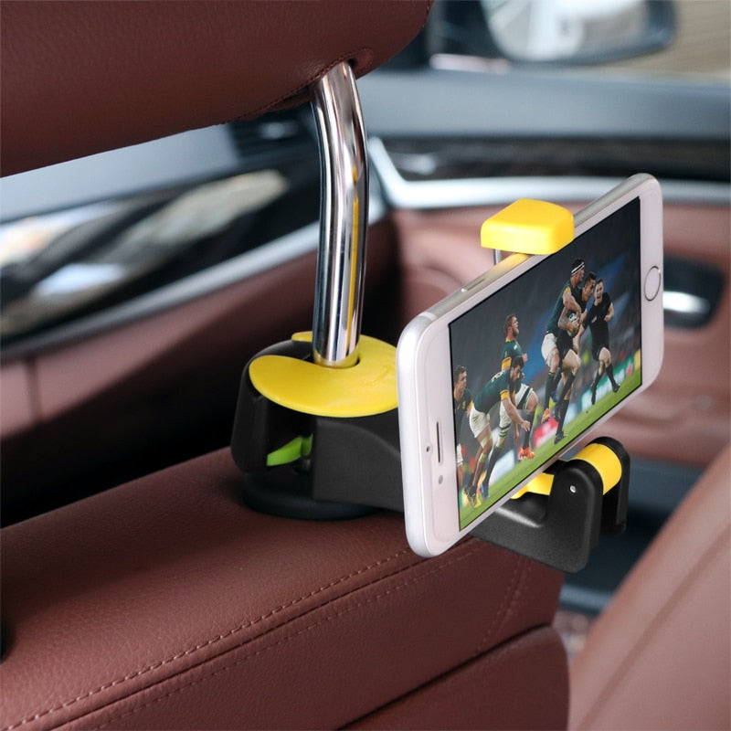 Support de voiture pour siège arrière, support de tablette pour téléphone  (noir)