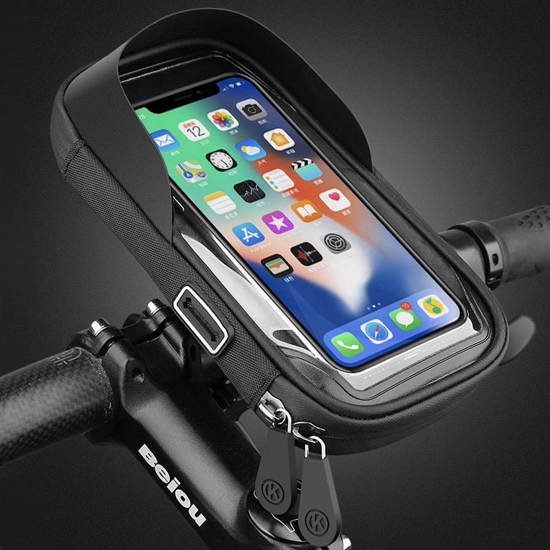 support telephone velo etanche