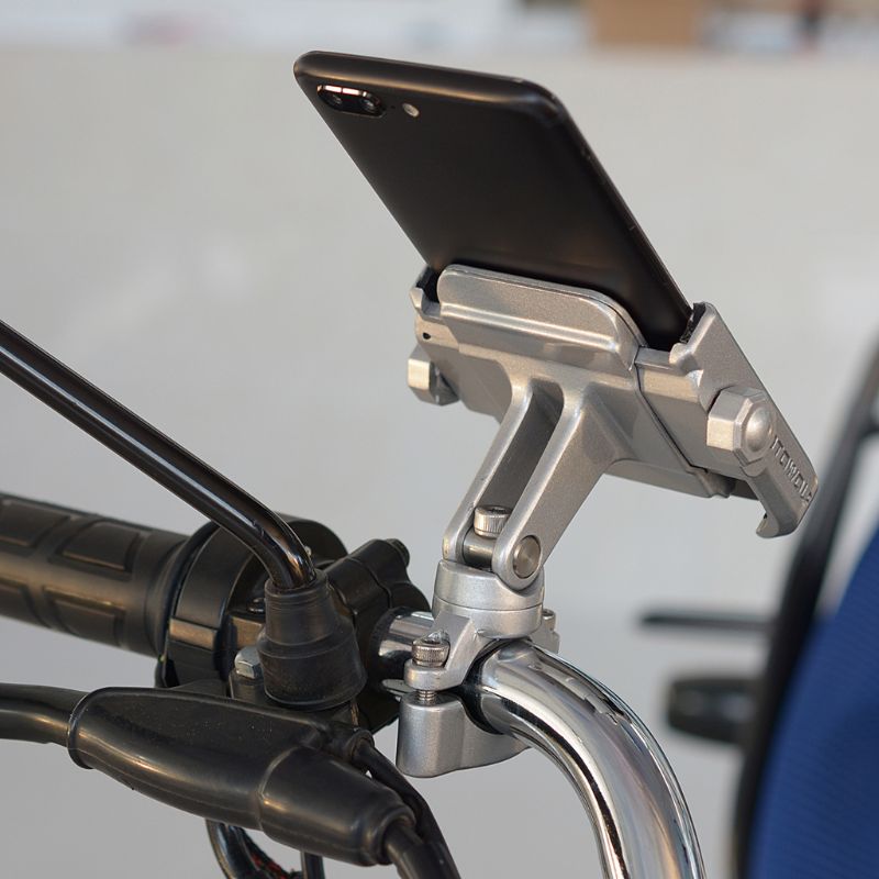 Support de téléphone portable universel en aluminium pour vélo de