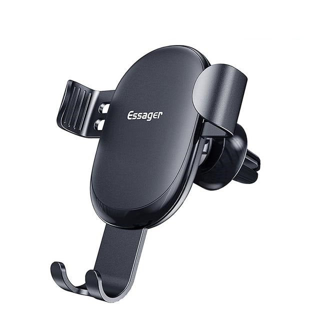 support telephone sur grille d'aeration