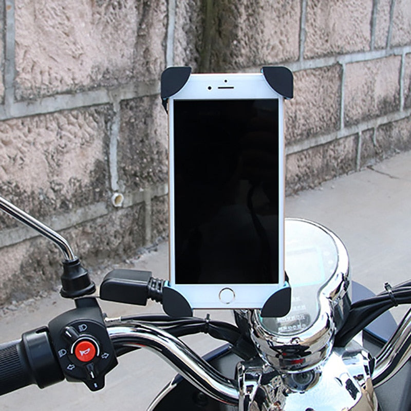 Support telephone sportive moto